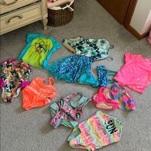 Girls swimming suits 7 sets